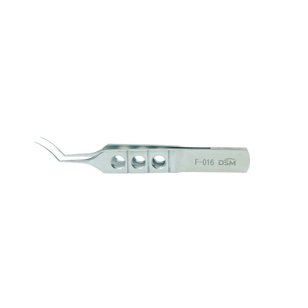 F-016 MICS Capsulorhexis  Forceps 85mm, Curved shafts, very delicate grasiping tips,1.8mm incision 