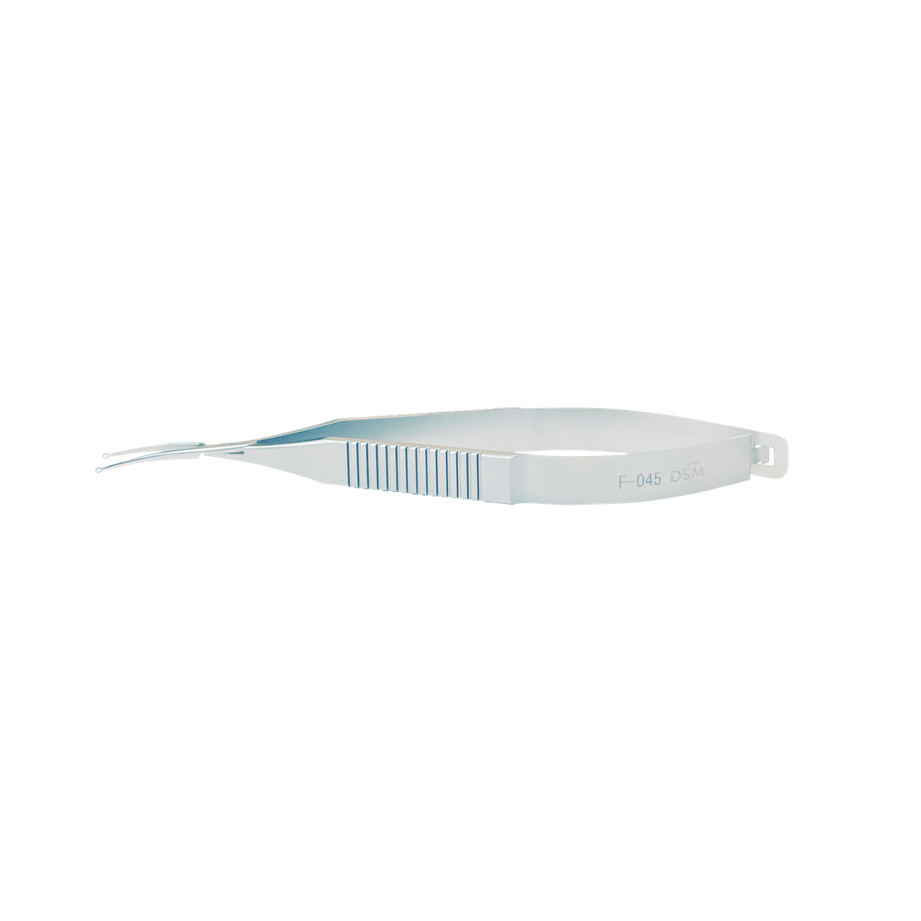 F-045 Pinza para Lentes Ejes curvados con puntas redondas de 1.0 mm 115 mm