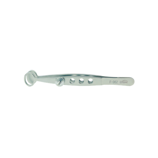 F-062 Chalazion Forceps 98mm, oval 13mmx 10.5mm