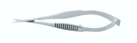 S-023 Tijera de Iris, puntas rectas y afiladas 82mm, corte de 5,5 mm