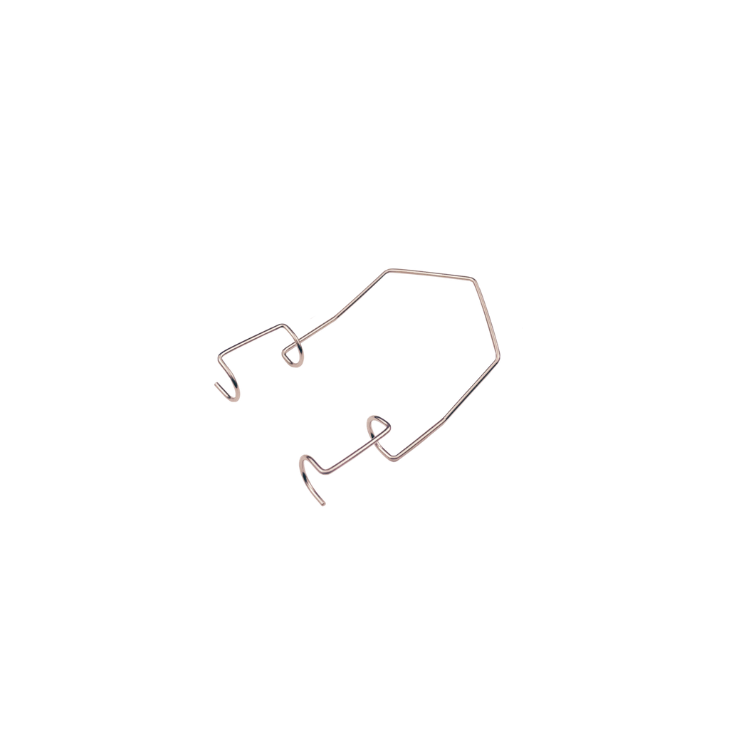 E-008 Blefarostato de Alambre Valvas de 15 mm, longitud total 48 mm