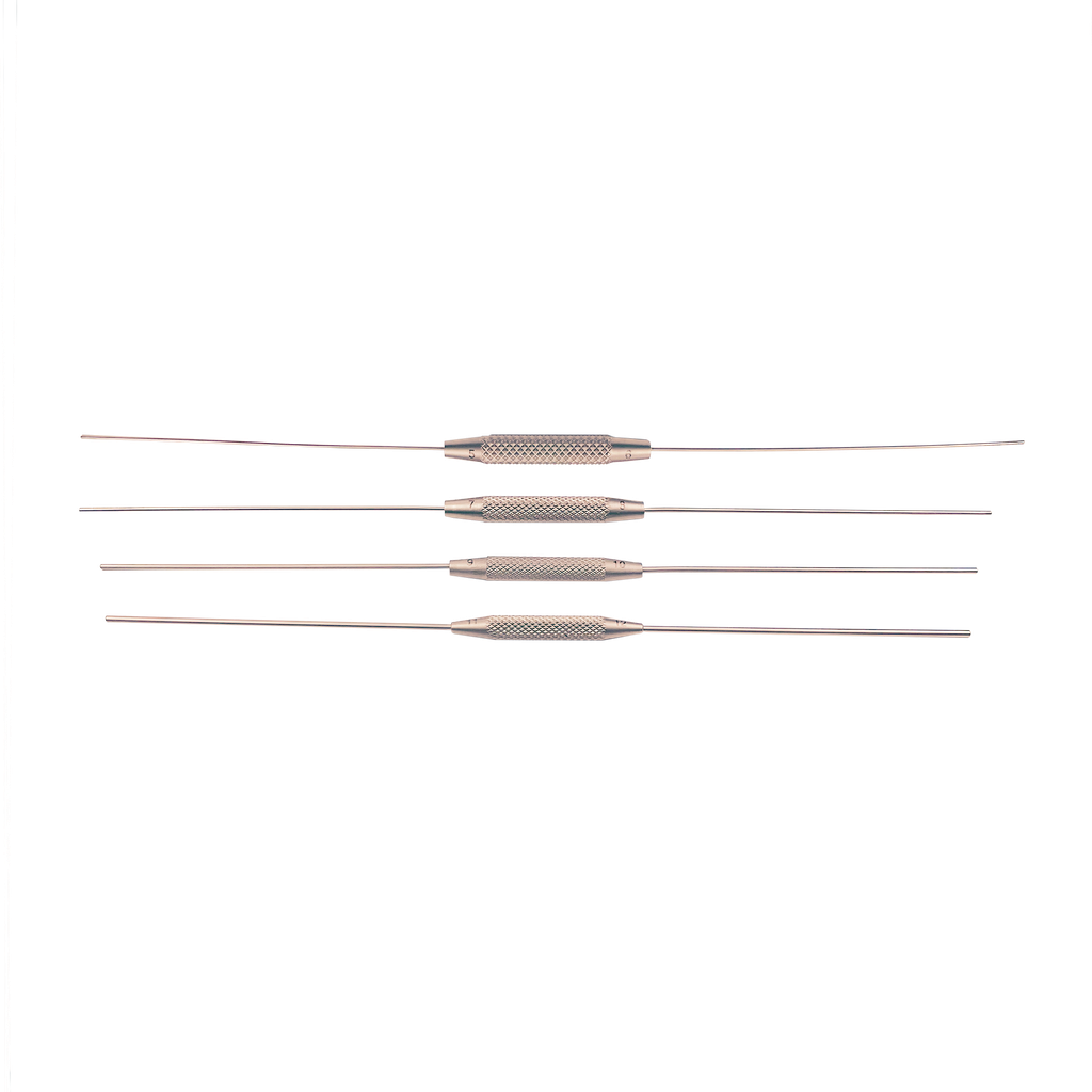 C-003 Sonda Lagrimal 4 piezas, longitud total 143mm