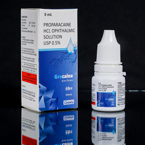Proparacaine Hydrochloride Eye Drops USP   0,5% w/v 5 ml  (Grecaine)