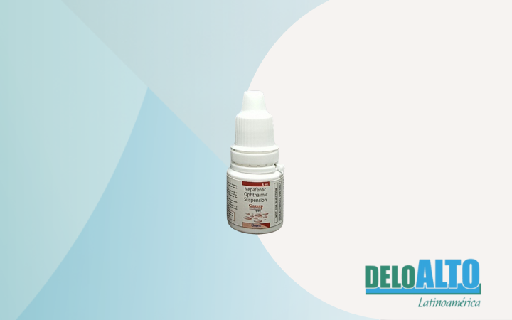 Nepafenac solución oftálmica al 0,1% w/v de 5ml. GRENEP -Greivis Pharma.