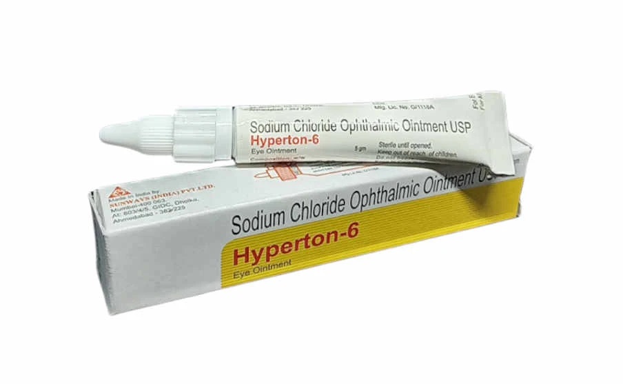 Sodium chloride ointment HYPERTON-6 0.15% w/w 5 gm. Grevis