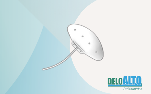 Aqueous drainage implant for glaucoma in medical-grade silicone, with an area of 350 mm² and a silicone tube for 35 mm drainage, Aurolab® (AADI) Surgi Edge.
