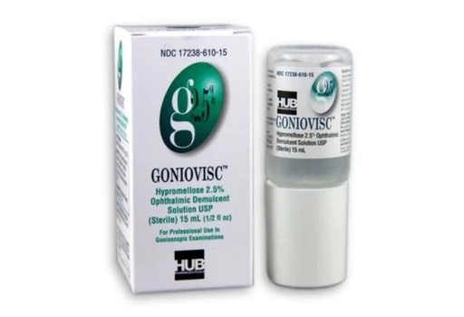 Hipromelosa en gel al 2.5% de 15ml. GONIOVISC. 