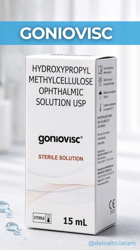 Hypromellose gel 2.5% 15 ml. GONIOVISC.