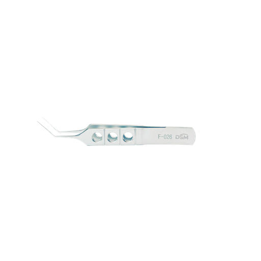 [F-026 ] F-026 Pinza Capsulorhexis Ejes rectos, con plataformas de atar MICS 85 mm, incisión de 1.8 mm