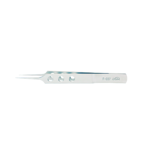 [F-037 ] F-037 Tying Forceps 105mm, straight shafts with tying platforms
