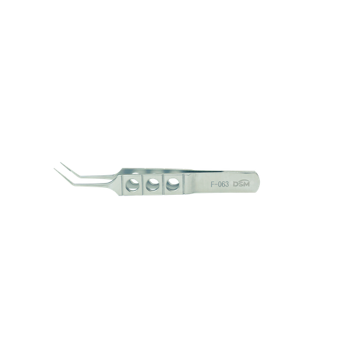 [F-063 ] F-063 Pinza Dentada Ejes en ángulo con puntas dentadas 85 mm