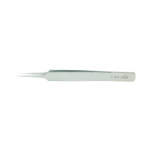 [F-070 ] F-070 Pinzas de Joyero Punta de 0.05 mm x 0.01 mm 115 mm, recta