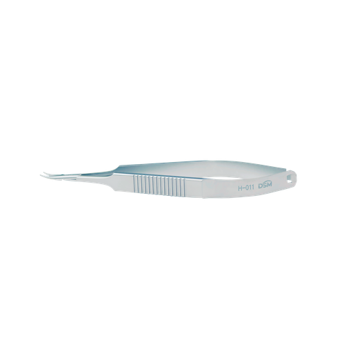 [H-011 ] H-011 Porta Agujas Mango plano sin seguro, 115mm, 9mm, ma﻿ndíbulas curvas