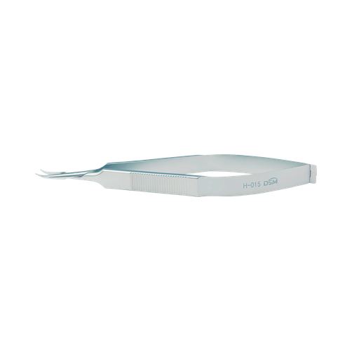 [H-015 ] H-015 Porta Agujas mang﻿o plano sin seguro, 115 mm, mordazas cu﻿rvas de 9 mm