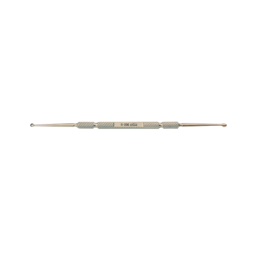 [B-096 ] B-096 Cureta con Extremo Doble Un lado con punta redonda de 2,0 mm y el otro lado con punta ovalada de 2,0 mm 