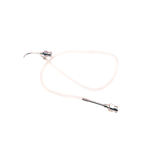 [C-023 ] C-023 Cánula de Irrigación-Aspiración 22g, en ángulo, derecha